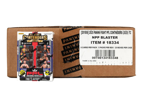 2025 Panini Contenders Professional Fighters League PFL 5-Pack Blaster