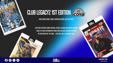 2025 Club Legacyz Icons Soccer First Edition Hobby