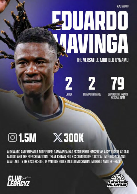 2025 Club Legacyz Icons Soccer First Edition Hobby