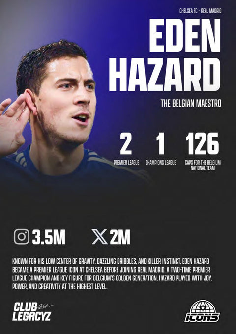 2025 Club Legacyz Icons Soccer First Edition Hobby