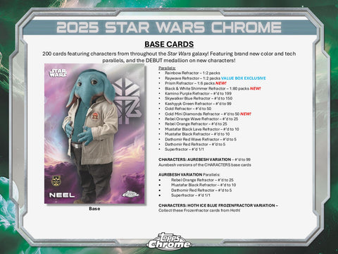 Star Wars Chrome 8-Pack Blaster (Topps 2025)