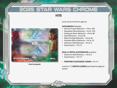Star Wars Chrome 8-Pack Blaster (Topps 2025)