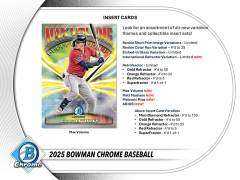 2025 Bowman Chrome Baseball Hobby