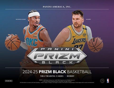 2024/25 Panini Prizm Black Basketball Hobby