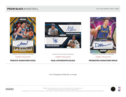 2024/25 Panini Prizm Black Basketball Hobby