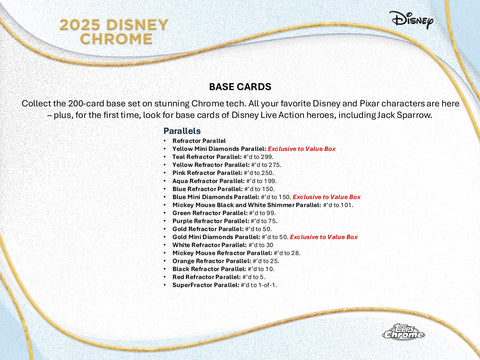 Disney Chrome 7-Pack Blaster (Topps 2025)