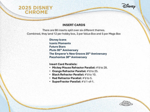 Disney Chrome 7-Pack Blaster (Topps 2025)