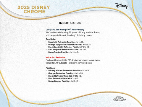 Disney Chrome 7-Pack Blaster (Topps 2025)