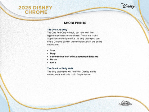 Disney Chrome 7-Pack Blaster (Topps 2025)