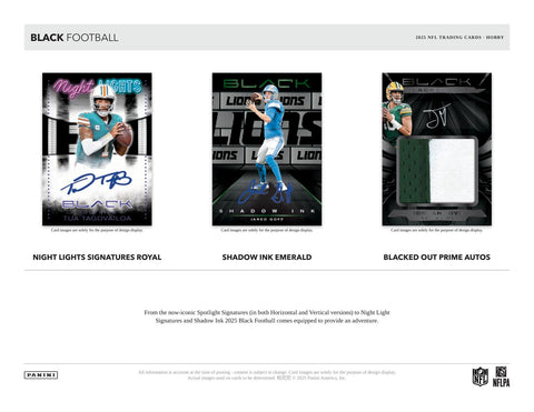 2025 Panini Black Football Hobby