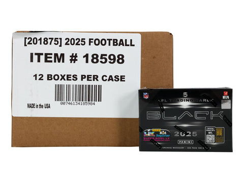 2025 Panini Black Football Hobby
