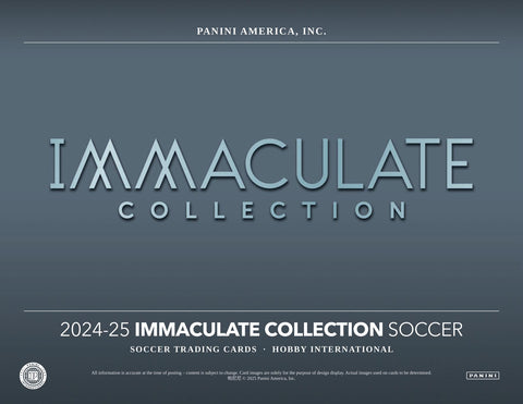 2024/25 Panini Immaculate Soccer International Hobby
