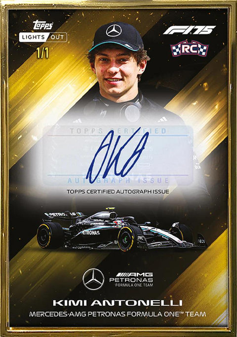 2025 Topps Lights Out Formula 1 F1 Hobby Box