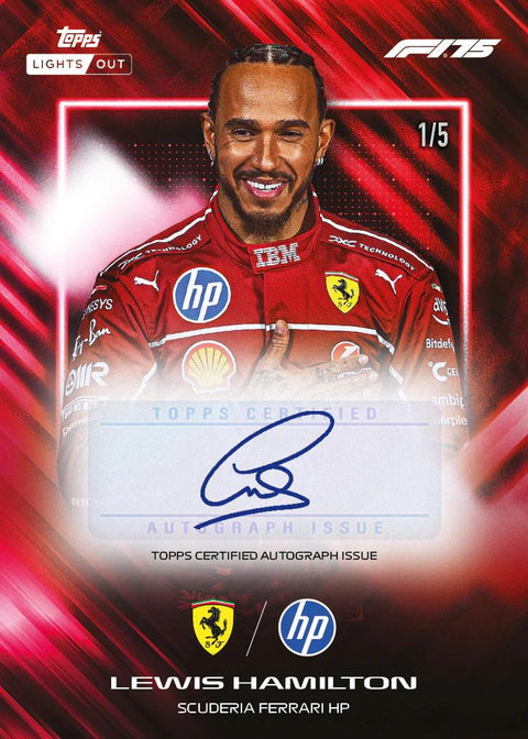 2025 Topps Lights Out Formula 1 F1 Hobby Box