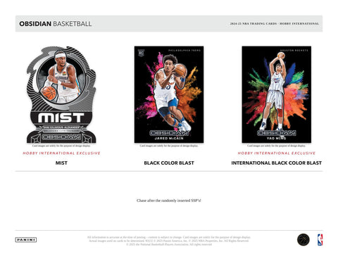 2024/25 Panini Obsidian Basketball International Hobby