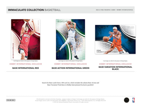 2024/25 Panini Immaculate Basketball International Hobby