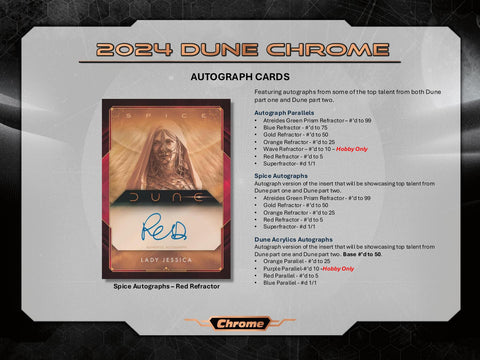 Dune Chrome Hobby (Topps 2024) (Presell)