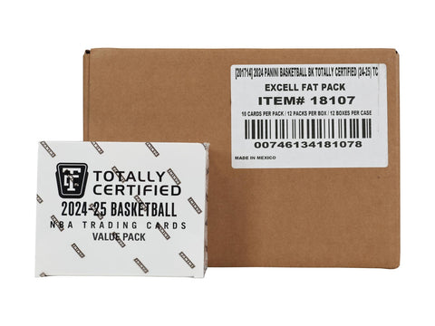 2024/25 Panini Totally Certified Basketball Jumbo Value 12-Pack