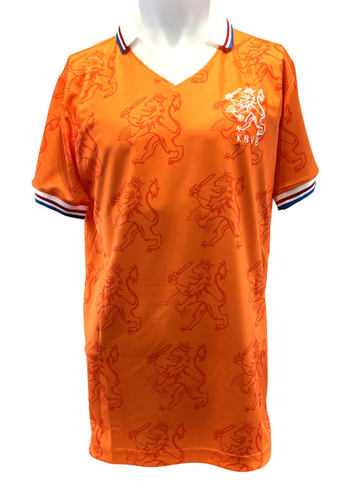 Patrick Kluivert #9 Autographed Netherlands 1994/1995 Home Soccer Jersey