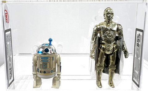 Star Wars R2-D2 Sensorscope 1977 G.M.F.G.I. UKG 75 *SW061856* * Star Wars C-3PO R/Limbs 1982 L.F.L. No Coo UKG 85 *SW061857*
