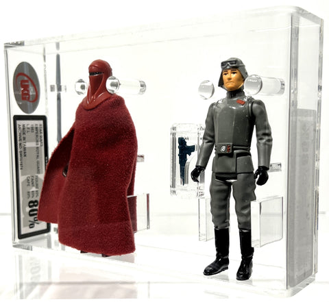Star Wars Emperors Royal Guard 1983 L.F.L. Taiwan UKG 80 *SW061974* & Star Wars AT-AT CMDR ESB 1980 L.F.L. No Coo UKG 85 *SW061961*