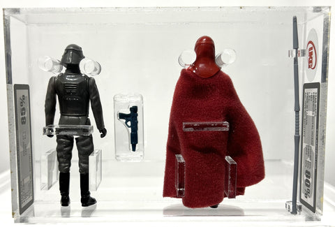 Star Wars Emperors Royal Guard 1983 L.F.L. Taiwan UKG 80 *SW061974* & Star Wars AT-AT CMDR ESB 1980 L.F.L. No Coo UKG 85 *SW061961*
