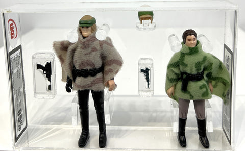 Star Wars Luke Skywalker Battle Poncho 1985 L.F.L. UKG 85 *SW061970* & Star Wars Princess Leia Battle Poncho 1984 L.F.L. UKG 85 *SW061971*