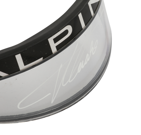 Fernando Alonso Autographed  2021 Race Used Formula 1 Visor