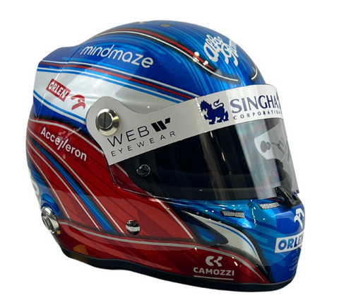 Valtteri Bottas Autographed Alfa Romeo Sauber 1:2 2022 Mini Helmet