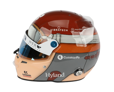 Valtteri Bottas Autographed 2023 Replica Full Size Italian Grand Prix Formula 1 Helmet