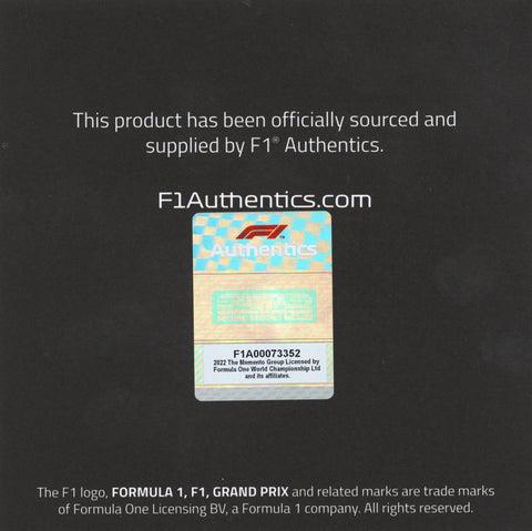 Esteban Ocon Autographed  BWT Alpine 2022 1:2 Scale Mini Helmet