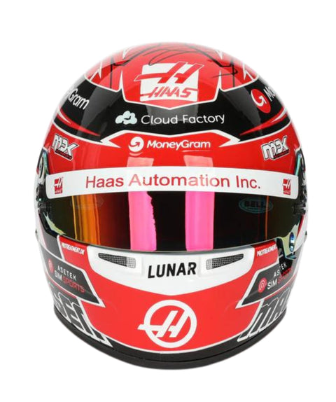 Kevin Magnussen Autographed Haas 2023 1:2 Scale Mini Helmet