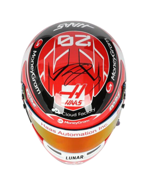 Kevin Magnussen Autographed Haas 2023 1:2 Scale Mini Helmet