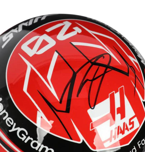 Kevin Magnussen Autographed Haas 2023 1:2 Scale Mini Helmet