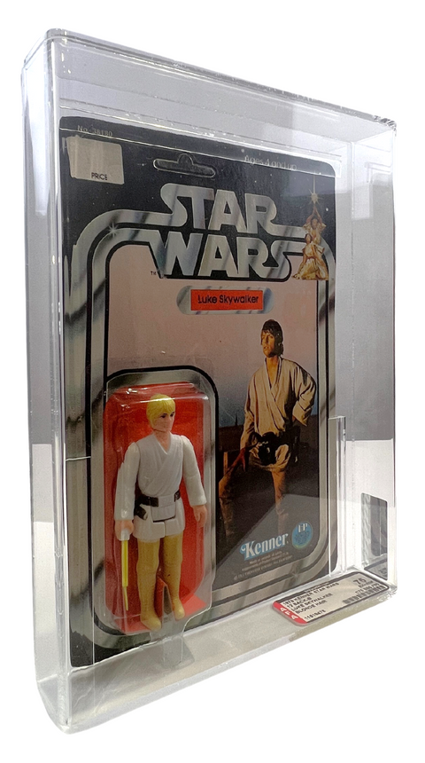 Star Wars Luke Skywalker 1978 Kenner 12 Back-B Unpunched Figure AFA 75 *11619476*