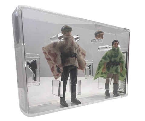 Star Wars Luke Skywalker Battle Poncho 1985 L.F.L. UKG 90 *SW061969* & Star Wars Princess Leia Battle Poncho 1984 L.F.L. UKG 90 *SW061968*