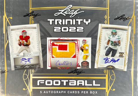 2022 Leaf Trinity Football Hobby