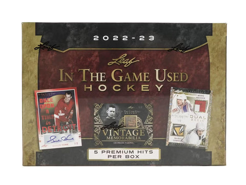 2022/23 Leaf In The Game Used Hockey Hobby