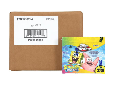 SpongeBob Chrome 25th Anniversary Hobby (Topps 2025)