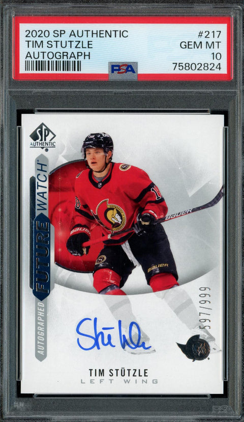 2023/24 Hit Parade Hockey Autographed Platinum Edition Series 1 Hobby - Tim Stutzle