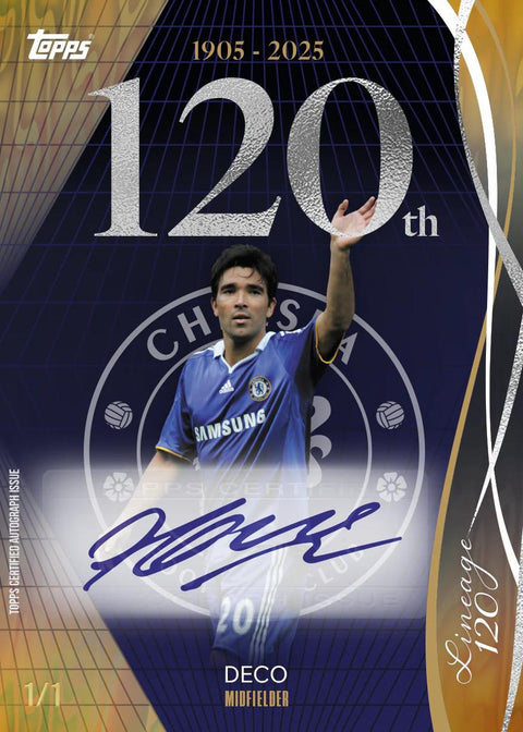 2024/25 Topps Chelsea Lineage 120 Years Anniversary Soccer Hobby