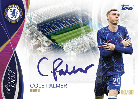 2024/25 Topps Chelsea Lineage 120 Years Anniversary Soccer Hobby