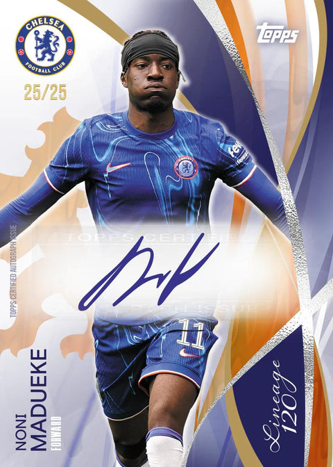 2024/25 Topps Chelsea Lineage 120 Years Anniversary Soccer Hobby