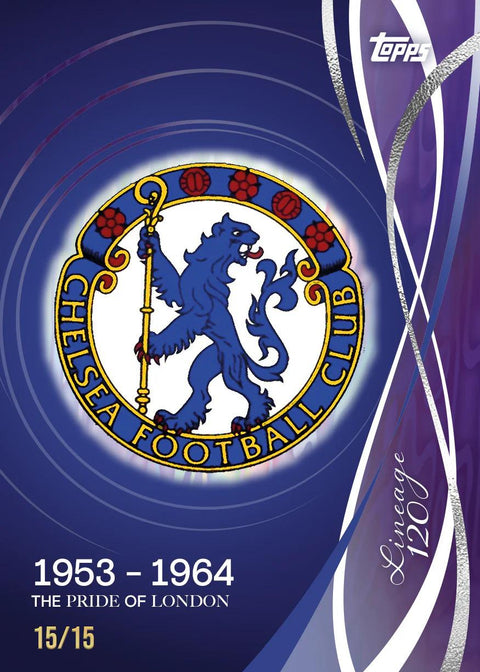 2024/25 Topps Chelsea Lineage 120 Years Anniversary Soccer Hobby