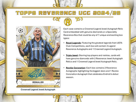 2024/25 Topps Reverence UEFA Club Competitions Soccer Hobby