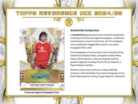 2024/25 Topps Reverence UEFA Club Competitions Soccer Hobby