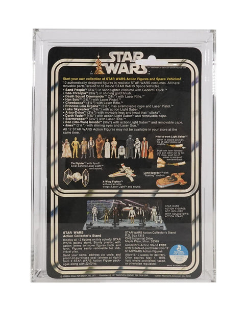 Star Wars Darth Vader Figure 12 Back B AFA 80 NM *10904564*