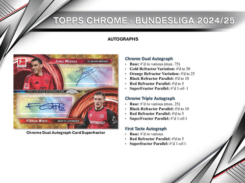 2024/25 Topps Chrome Bundesliga Soccer Hobby