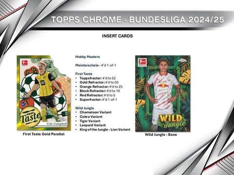 2024/25 Topps Chrome Bundesliga Soccer Hobby