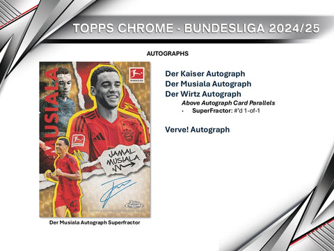 2024/25 Topps Chrome Bundesliga Soccer Hobby